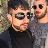 Lunettes de soleil tendance rétro polygonales en titane à petite monture UV400 pour femmes et hommes, pour la conduite et les activités de plein air