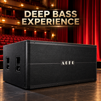 Speaker Bass Pasif 18 Inch Profesional untuk Sistem Suara DJ Pesta, Kabinet Subwoofer Dalam untuk Panggung Konser, Klub, dan Audio Acara