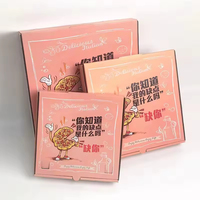 Boîte à pizza en carton ondulé blanc de luxe, personnalisable avec logo, 6/7/8/9/10 pouces, qualité alimentaire, emballage pour pizza