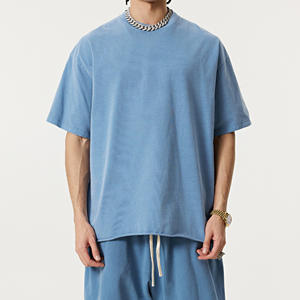 Camiseta de Hombre Personalizada, Color Sólido, 100% Algodón, Estilo Hip Hop, Casual, Manga Corta, Suave, Transpirable, Corte Regular, Ligera, para Uso Diario, Verano - Product Image 2