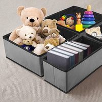 Organisateur de placard pliable et écologique pour sous-vêtements, chaussettes, vêtements, garage et rangement de salle de bain