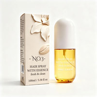 Spray Parfumé Capillaire Marque Blanche avec Essence, Brume Capillaire Nourrissante Sans Alcool, Parfum Capillaire Sans Rinçage pour Cheveux Légers et Soyeux