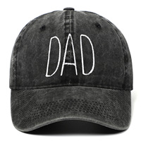 Gorra de Béisbol Vintage con Bordado DAD, Ajustable, de Algodón Lavado, para Hombre y Mujer, Casual, Protección Solar, Regalo para el Día del Padre