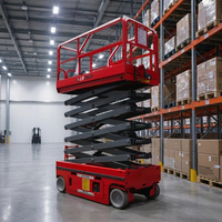 Plateforme élévatrice mobile électrique à ciseaux, hauteur de levage élevée 18m, capacité 320kg et plateforme 3100x1300mm