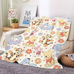 Bon marché, vente en gros, couverture de bébé super douce et confortable pour enfants, ours mignon, dessin animé personnalisé, couvertures en peluche molletonnées - Product Image 4