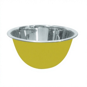 Nouveau bol Citi décoratif de luxe en acier inoxydable couleur or ensembles de vaisselle de fruits à soupe personnalisés bols de riz de service en métal - Product Image 1