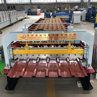 Nouvelle machine de fabrication de tôles de couverture métalliques 380V/220V en acier, avec moteur, roulement et rouleaux, pour usine de production de tuiles