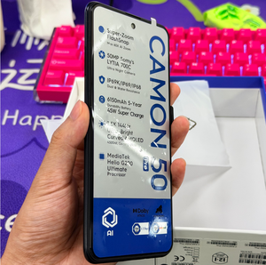 สมาร์ทโฟน Camon 50 Pro หน้าจอโค้ง 2K ขนาด 6.7 นิ้ว AMOLED กล้องหลังคู่ 50MP กล้องหน้า 32MP แรม 8GB ความจุ 256GB รองรับ Face Pay ปกป้องสายตา - Product Image 1