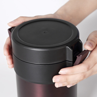 Conteneur alimentaire en acier inoxydable, personnalisé, de marque, premium, isolé sous vide, porte-cercueil en métal, boîte à lunch thermique avec sac