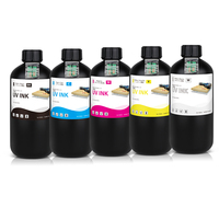 Bahan Impor Tinta UV 1000ml untuk Mimaki LUS120 LUS150 LUS170 LUS175 LUS210 LUS125 LUS200 LUS350 dengan Chip