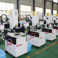 Mishi 400X400 Petite fraiseuse CNC 3 axes Routeur CNC de bureau avec système de contrôle Mach3 à broche unique pour l'acier 4040 6060