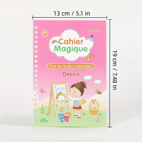 Livre magique Cahier de pratique pour enfants Livres d'apprentissage pour enfants Livres éducatifs en français Livres préscolaires