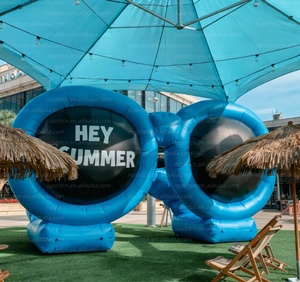 <span class=keywords><strong>Gafas</strong></span> <span class=keywords><strong>de</strong></span> <span class=keywords><strong>Sol</strong></span> Inflables <span class=keywords><strong>Gigantes</strong></span>, Lentes Inflables Extra Grandes, Lentes con Logotipo Personalizado, Globo con Forma <span class=keywords><strong>de</strong></span> Lentes para Eventos en la Playa/Promoción en Centros Comerciales/Eventos - Product Image 4