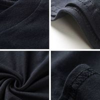 Kaos Pria Katun Bermotif Lengan Pendek Longgar O-Neck Kasual Gaya Jalanan Jepang untuk Grosir