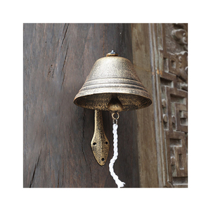 Stile di campagna americano di grandi dimensioni campanello in ghisa Vintage per la caffetteria in giardino o decorazioni per la casa - Product Image 4