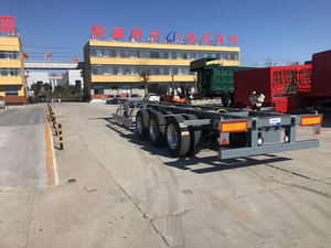 Thiết kế mới 2 3 trục 20ft 40ft vận chuyển <span class=keywords><strong>container</strong></span> Giao thông vận tải cổ ngỗng Skeleton <span class=keywords><strong>container</strong></span> <span class=keywords><strong>Chassis</strong></span> bán xe tải Trailer - Product Image 5