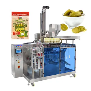 Automatische horizontale Doypack-Reifverschlussbeutel für vorgefertigte Tüten beutel Tiefkühlprodukte Pickel-Lebensmittel Tee-Verpackungsmaschine