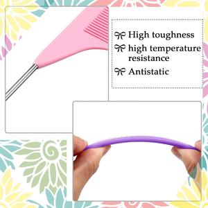 Peine de Cola de Rata Antiestático ABS en Oferta, Peine para Separar el Cabello de Peluquería, Peine para Trenzar con Logotipo Personalizado - Product Image 3