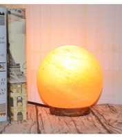 Lampe de sel de l'Himalaya sculptée moderne de 3 kg avec variateur tactile pour bureau et maison, 4 pièces/carton