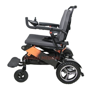 Sedia a Rotelle Elettrica con Schienale Alto, Batteria al Litio su Entrambi i Lati, Motore Doppio <span class=keywords><strong>da</strong></span> 300W, Telaio in Alluminio per Adulti Disabili con Paralisi Cerebrale - Product Image 4