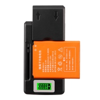 Chargeur rapide portable XST-MN-LCD Type-C avec écran LCD, entrée 110-240V, matériau ABS, pour la charge de batteries 3.7V/4.2V, appareils photo, mobiles