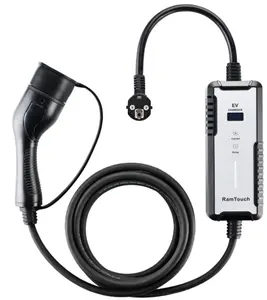 Penjualan Terbaik kualitas tinggi portabel tipe 2 Ev Charger 32 Amp portabel untuk mengisi mobil listrik