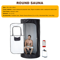 Vente directe usine : Tente de sauna pliable avec structure de support stable pour une thérapie par la sudation à domicile sûre et confortable