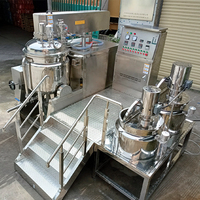 Machine d'émulsification et d'homogénéisation sous vide à cisaillement élevé pour mélange et revêtement, à usage industriel/laboratoire, avec moteur et engrenages