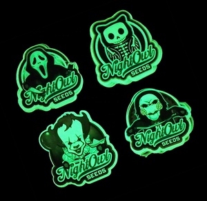 logo stickers glow in dark printable waterproof bumper label stickers for kids room