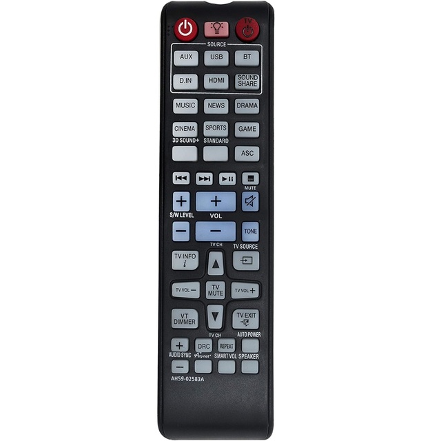 AH59-02583A Replaced Remote Control Use for Samsung Sound Bar HW-F850 HW-F850/ZA HWF850 HWF850/ZA HW-F850-ZA Active