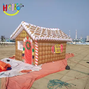 야외 크리스마스 장식 풍선 산타 하우스 풍선 크리스마스 텐트 판매