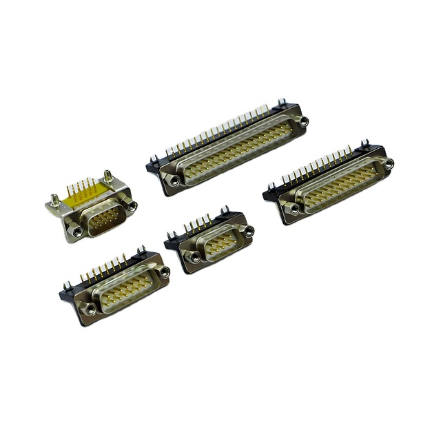 Customized DR Series D-Sub Connectors Right Angle Male to Female Industry Standards-D-Sub Connector