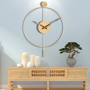 Relojes de Pared Grandes de Hierro Estilo Nórdico Tradicional Español para Sala de Estar, con Movimiento Silencioso de Cuarzo, Decoración Personalizada para el Hogar, Venta al Por Mayor - Product Image 2