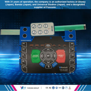 Clavier avec interrupteur à membrane tactile capacitif de surface - Product Image 4