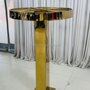 NIKA - Decoración <span class=keywords><strong>de</strong></span> Cortina <span class=keywords><strong>de</strong></span> Cuentas <span class=keywords><strong>de</strong></span> Cristal, Soportes para Flores <span class=keywords><strong>de</strong></span> <span class=keywords><strong>Mesa</strong></span> <span class=keywords><strong>de</strong></span> Boda, Soporte Redondo <span class=keywords><strong>de</strong></span> <span class=keywords><strong>Metal</strong></span> Dorado con Espejo para <span class=keywords><strong>Centros</strong></span> <span class=keywords><strong>de</strong></span> <span class=keywords><strong>Mesa</strong></span> - Product Image 6