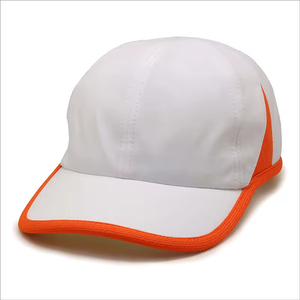 Wholesale Custom 100% Cotton 6 Panel Baseball Cap Running Cap Mesh Back Brand <b>Hats</b> for Men Women - Product Image 3