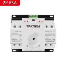 ATS 4P 63A 230V Disjoncteur Double puissance Commutateur de transfert automatique Commutateur de transfert automatique 4p double puissance ats