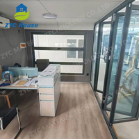 Capsule spatiale intelligente à double étage de 30 pieds avec 2 chambres, cuisine, salon et balcon pour la tourisme et la résidence