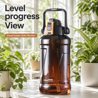 Bouteille d'hydratation 2L Longstar OEM avec bouchon de consommation directe pratique, sans BPA, anti-fuite, écologique, avec corde, pour adultes, qualité alimentaire