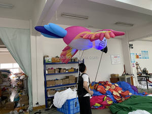 Disfraz de Pájaro Inflable, Marioneta de <span class=keywords><strong>Loro</strong></span> para Desfiles, Modelo de Animal Gigante para Eventos Temáticos Callejeros - Product Image 3