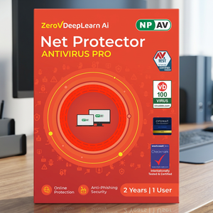Net Protector Antivirus Pro 2026 สำหรับความปลอดภัยของคอมพิวเตอร์และการป้องกันออนไลน์ 1 ผู้ใช้ 2 ปี ซอฟต์แวร์ความปลอดภัยดิจิทัล - Product Image 2