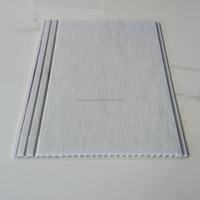 Panneau décoratif de plafond en PVC carré moderne, directement de l'usine, imperméable, résistant à l'humidité, ignifuge, perforé, carrelage de salle de bain