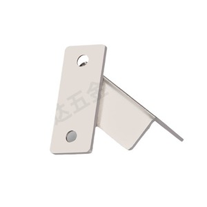 Loquet magnétique invisible en acier inoxydable pour porte coulissante de placard, design minimaliste, type standard, surface plaquée - Product Image 1