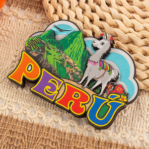 Imán de nevera de aluminio con diseño de madera, Serie Perú WJU06, Souvenir y Regalo Empresarial para Eventos Promocionales - Product Image 3