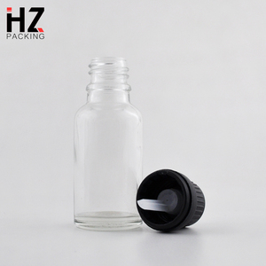 Bouteilles compte-gouttes en verre rondes de 15 ml et 20 ml pour huiles essentielles, avec couvercle inviolable, échantillon gratuit, personnalisables, vente chaude - Product Image 5