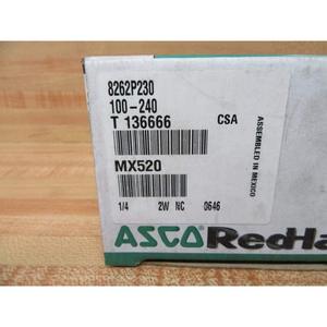 Vanne solénoïde à 2 voies Asco Red Hat 8262P230 1/4 po NPT pour le contrôle des fluides à température normale - Product Image 2