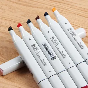 قلم تحديد بالحبر الفلوري من ألياف الميسيل عالي الجودة قلم تحديد للدعاية والمستلزمات المكتبية قلم فني للأدوات المكتبية