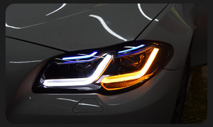 Per <span class=keywords><strong>BMW</strong></span> serie 5 <span class=keywords><strong>F10</strong></span> gruppo faro a <span class=keywords><strong>LED</strong></span> nuova lente modificata 12V cucchiaio da corsa diurna luce 6000k temperatura colore - Product Image 6