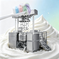 Homogénéisateur de crème et d'onguent en acier inoxydable, machine de mélange sous vide, émulsifiant, mélangeur de pâte homogène sous vide