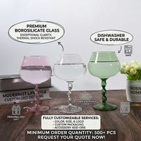 Verre à pied en spirale français, service OEM ODM, marque privée, élégant récipient pour vin, cocktail, banquet, vente en gros, tasse en borosilicate